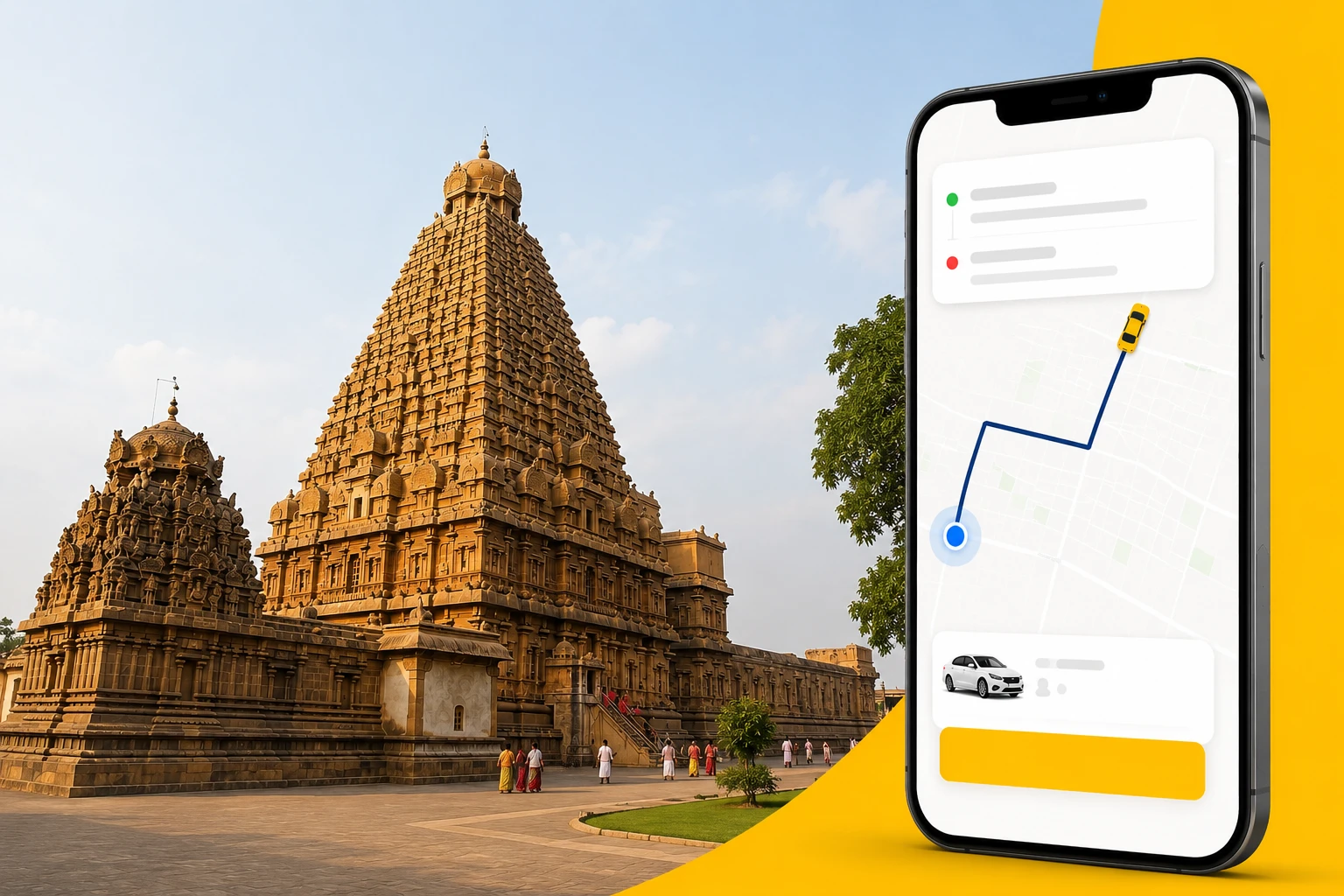 Download Matha Call Taxi app — Thanjavur temple and booking app